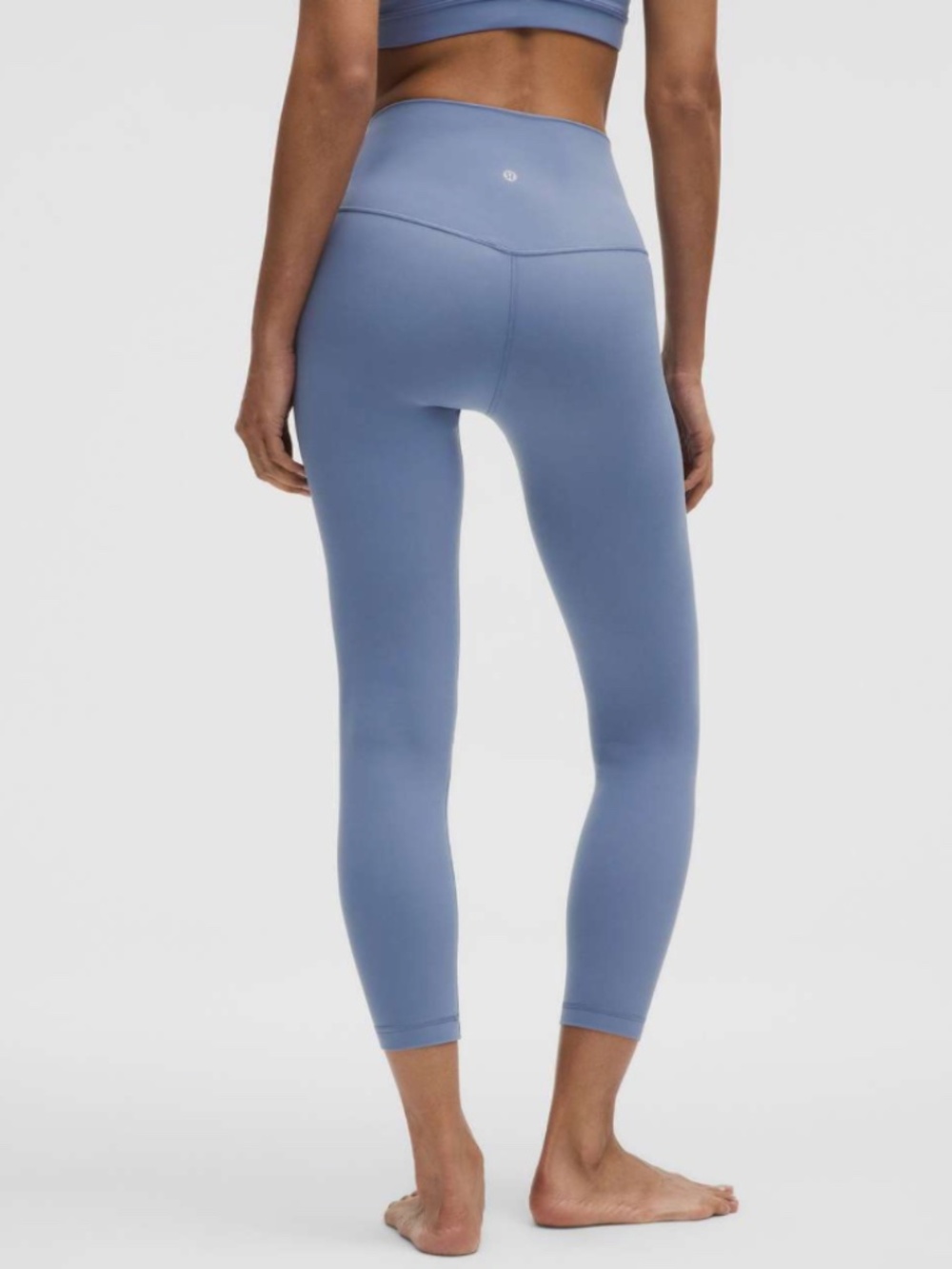 🍋 Lululemon Align High-Rise Pant 25" Washed Denim 4